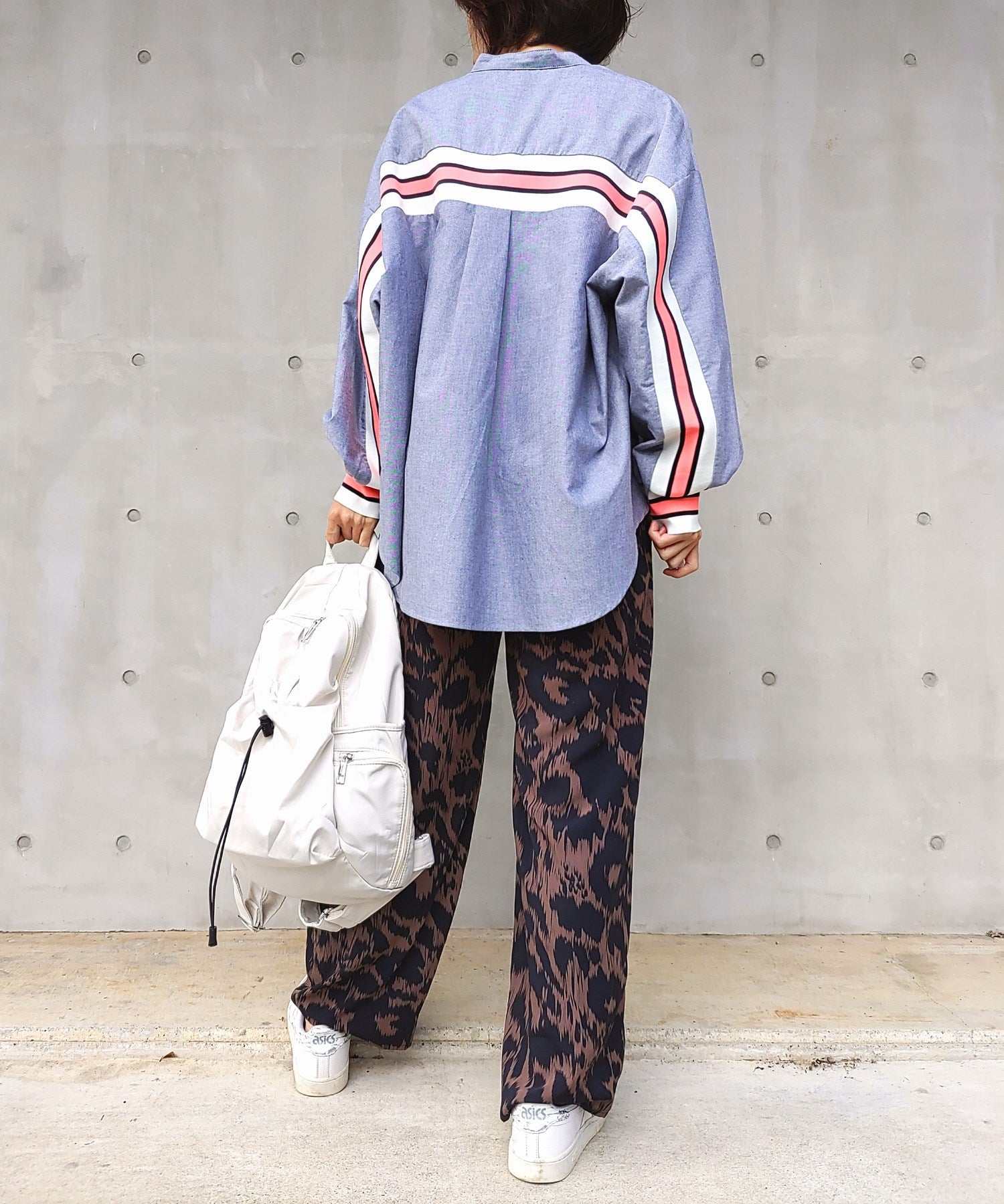 Q Rib Yoke Docking Shirt 【WEB Exclusive Item】