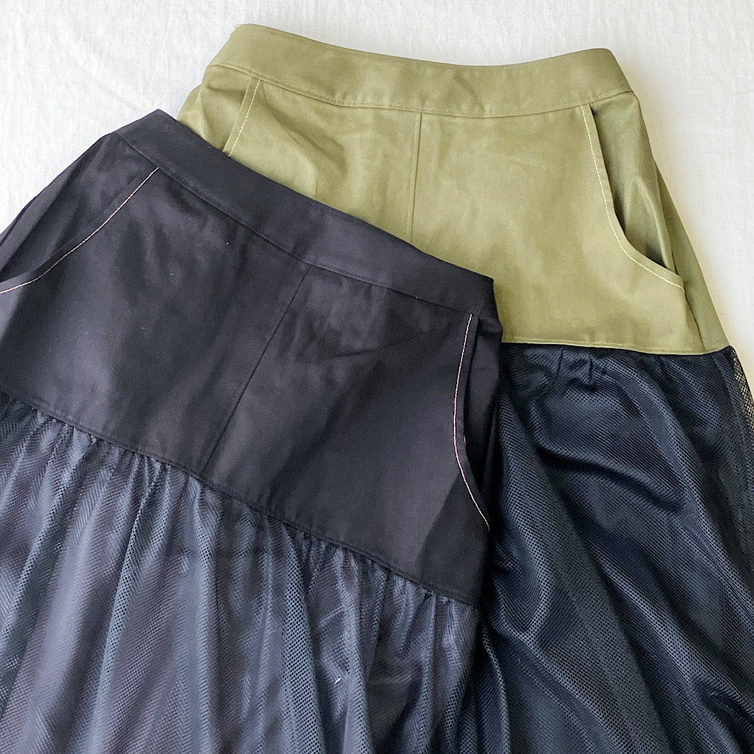 キュー Q メッシュドッキングスカート (ブラック) ブラック