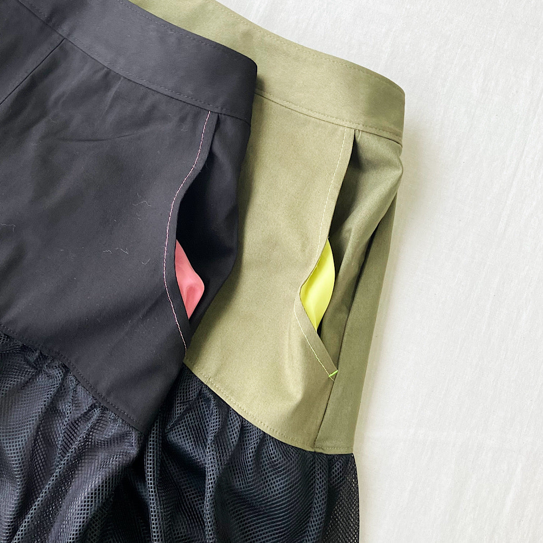 キュー Q メッシュドッキングスカート (ブラック) ブラック