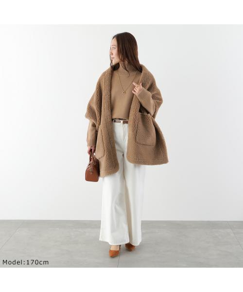 クチューム QTUME QTUME ケープ 24516 テディライク ボア×スウェード (10/ベージュ) 10/ベージュ