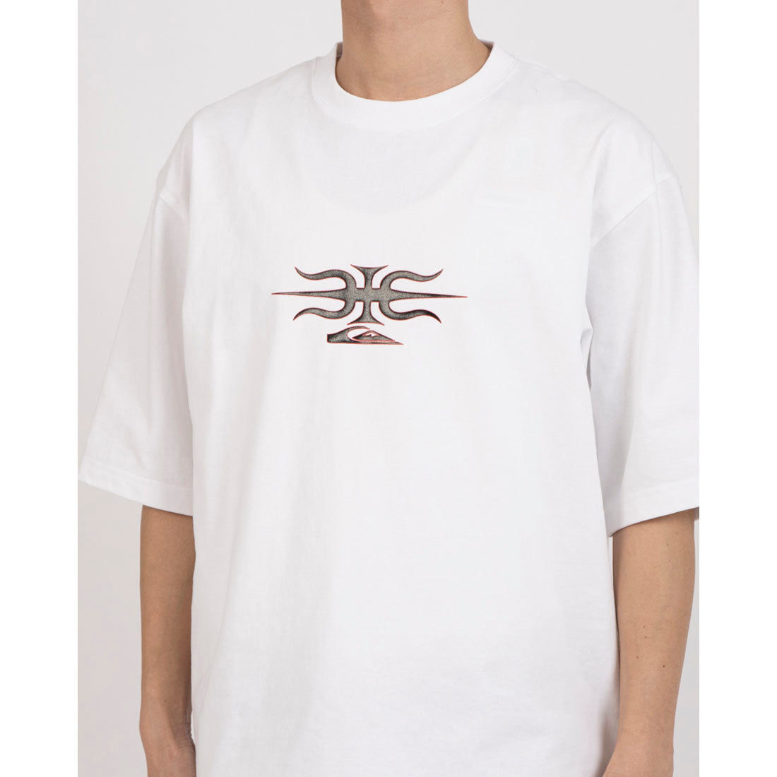 クイックシルバー QUIKSILVER MERCURY TRIBE ST 半袖Tシャツ (ホワイト) ホワイト