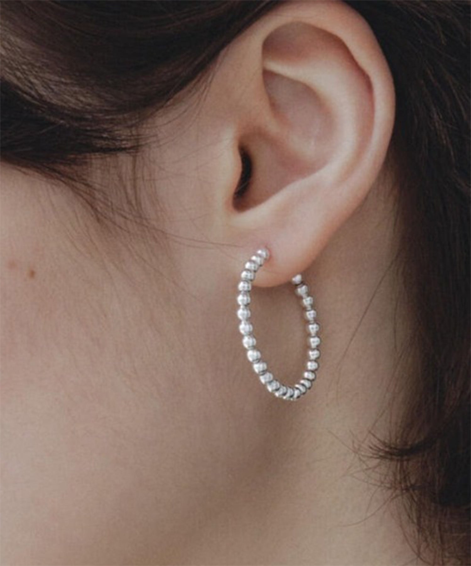 クイップクエイント quip queint bowling hoop pierce QU035 (シルバー) シルバー