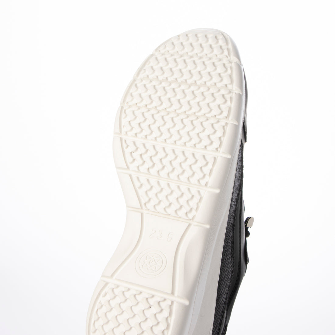 ラウンドアバウト Round About ヒールアップスニーカー (ブラックコンビ) ブラックコンビ