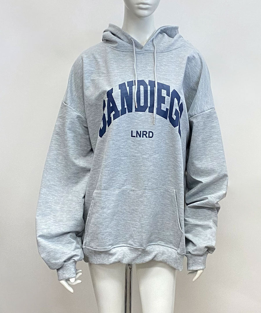 リフ Riff ロゴBIGパーカー オーバーサイズ ビッグサイズ 大きいサイズ ゆったり トレーナー フーディー スウェット スエット トップス 長袖 無地 (ダークグレー) ダークグレー