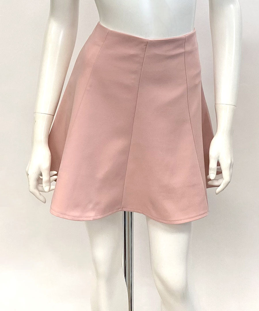 リフ Riff ふわりと広がるフレアデザイン ミニフレアスカート インナーパンツ付き インナーパンツ付 ショート丈スカート ハイウエスト ボトム ボトムス 無地