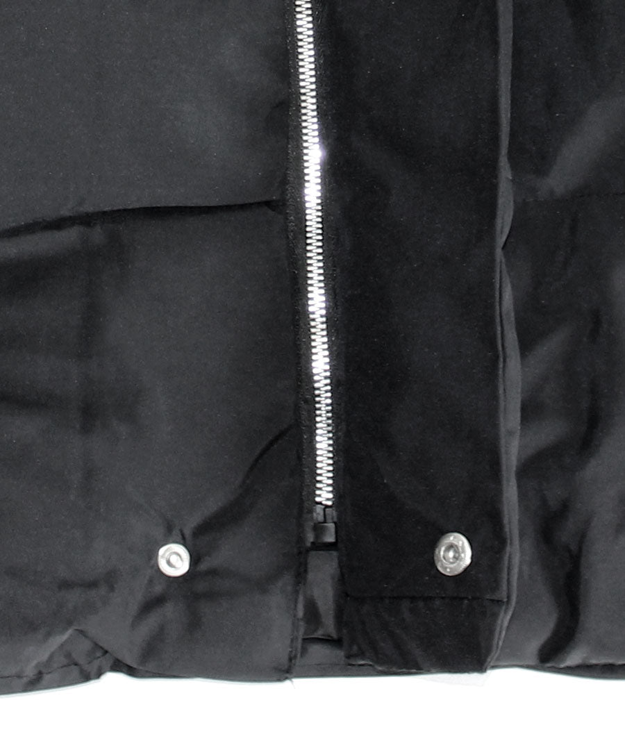 リフ Riff 中綿ベスト オーバーサイズ ダウンベスト アウター ジャケット ブルゾン 無地 (アイボリー) アイボリー