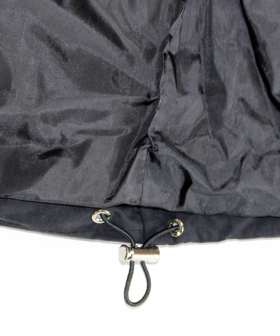 リフ Riff 中綿ベスト オーバーサイズ ダウンベスト アウター ジャケット ブルゾン 無地 (アイボリー) アイボリー