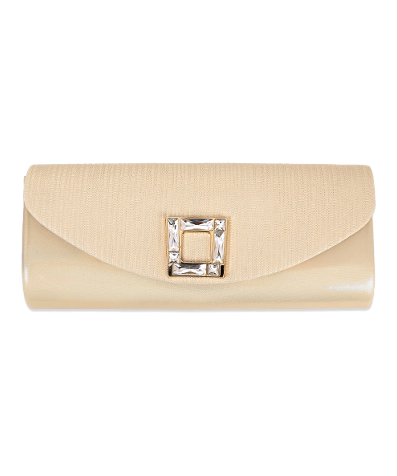 レティカ Retica スクエアストーン付き2wayクラッチバッグ (ゴールド) ゴールド