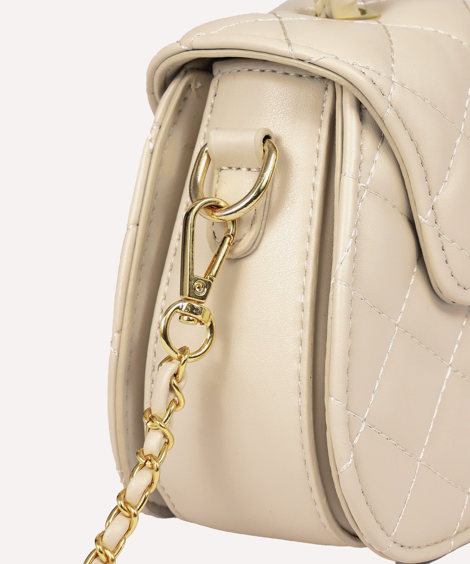 レティカ Retica 結びハンドル 2Way キルティング バッグ (ホワイト) ホワイト