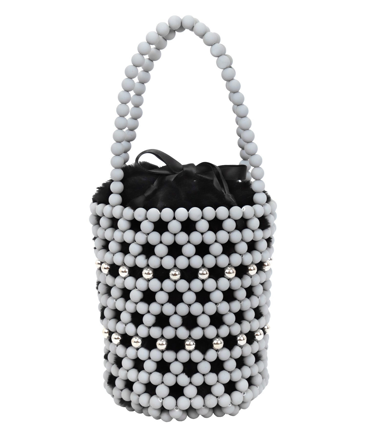 レティカ Retica 浴衣小物 ビーズラウンドミニかごバッグ