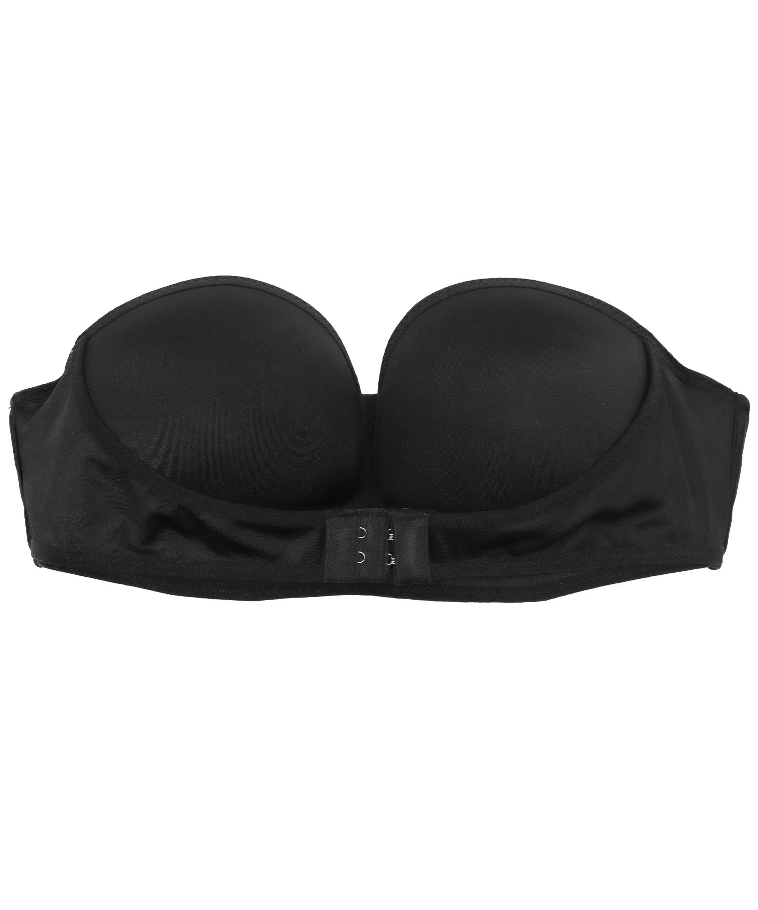 レティカ Retica ブラ ストラップレスブラ フロントホック チューブブラ ノンワイヤー シームレス (ブラック) ブラック