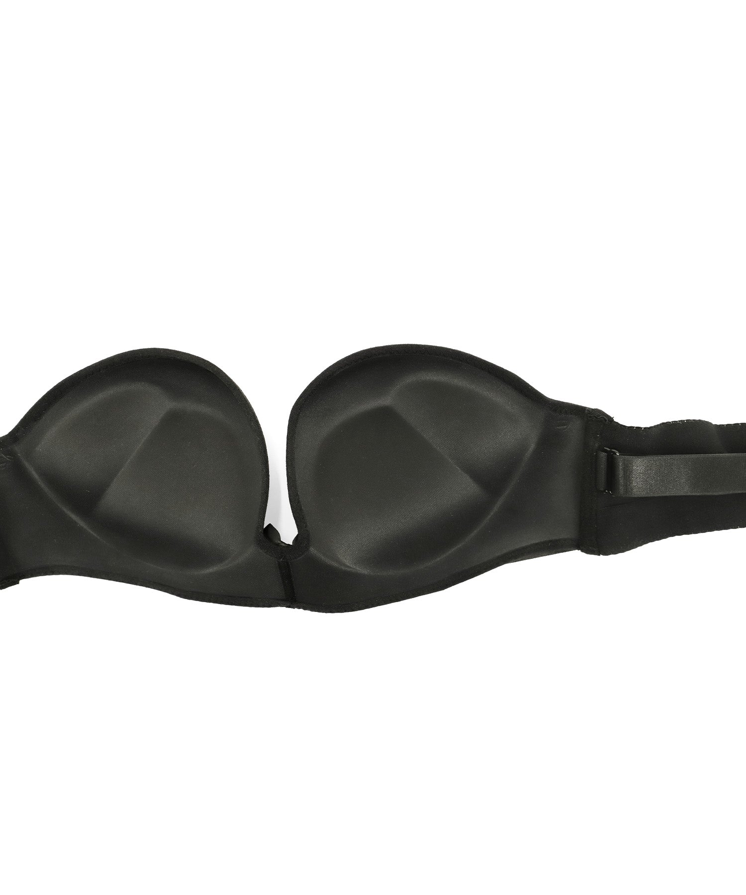 レティカ Retica ストラップレスブラ バンドゥブラ ノンワイヤー リボンビジュー付き (ブラック) ブラック