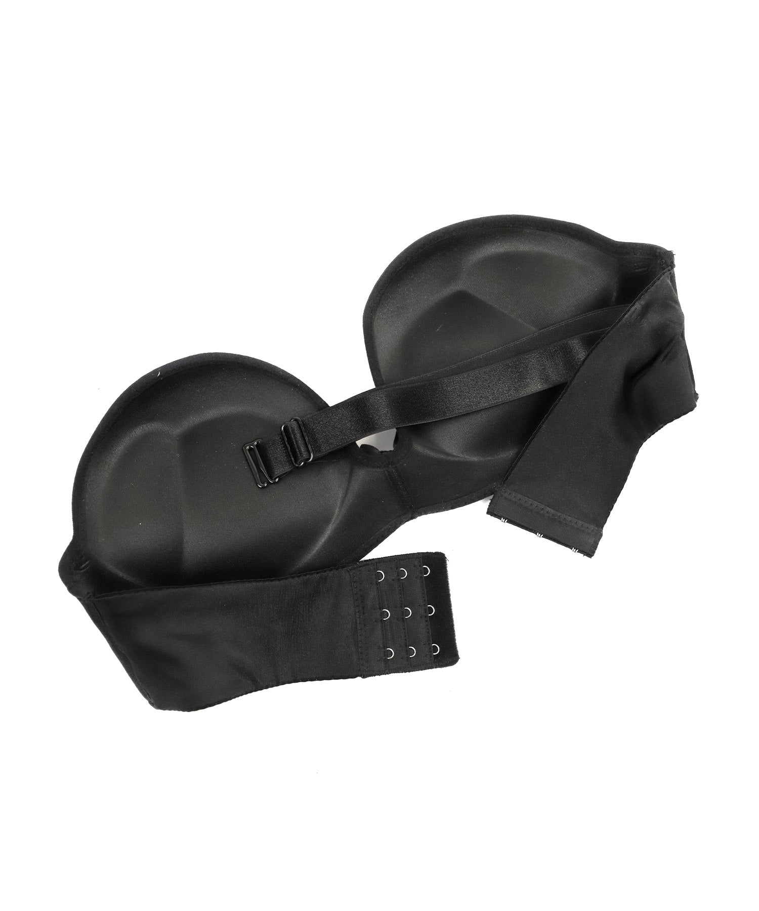 レティカ Retica ストラップレスブラ バンドゥブラ ノンワイヤー リボンビジュー付き (ブラック) ブラック