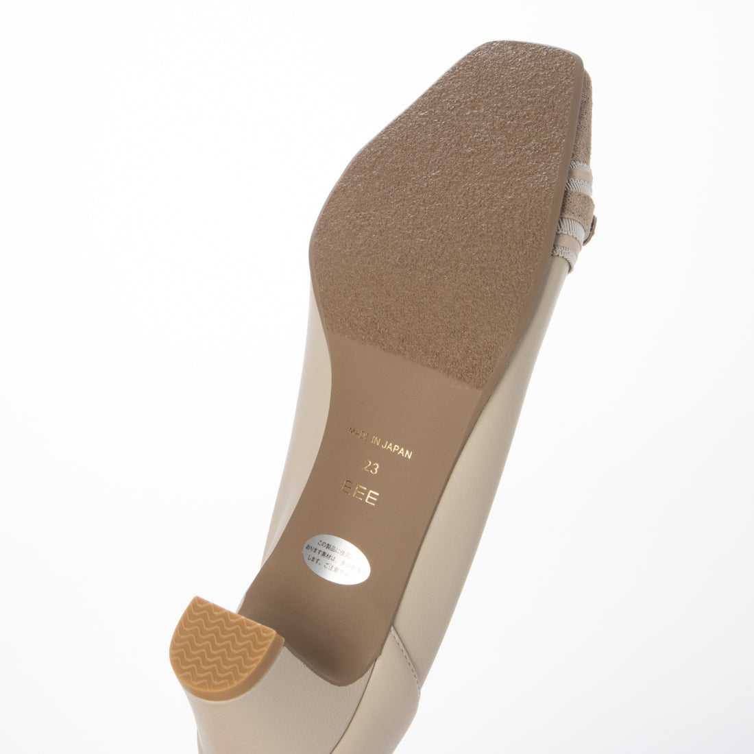 リズ ラフィーネ Riz raffinee 【3E】リボンベルトパンプス (アイボリー) アイボリー