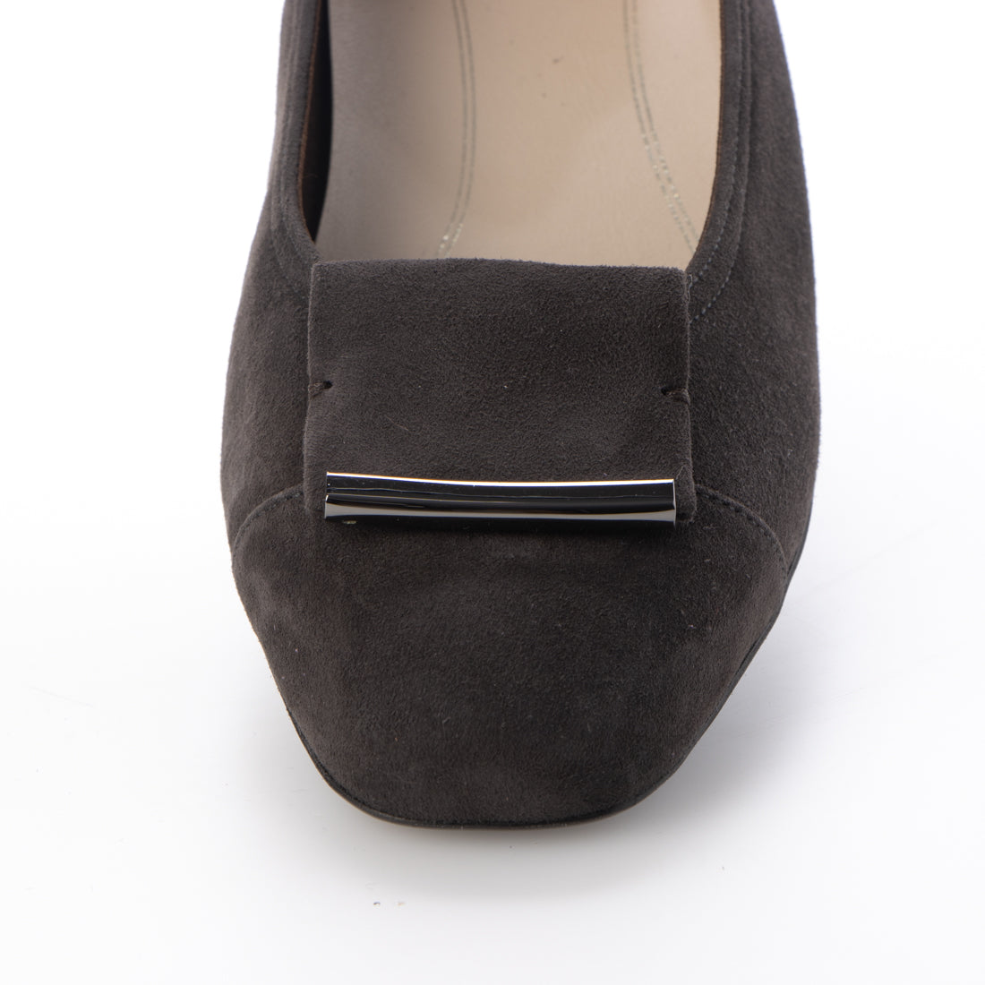 リズ ラフィーネ Riz raffinee 【3E】ローヒールスクエアパンプス