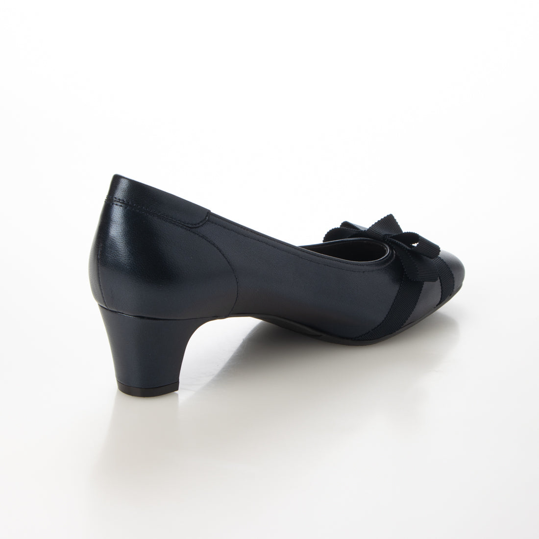 リズ ラフィーネ Riz raffinee 【3E】グログランリボンパンプス