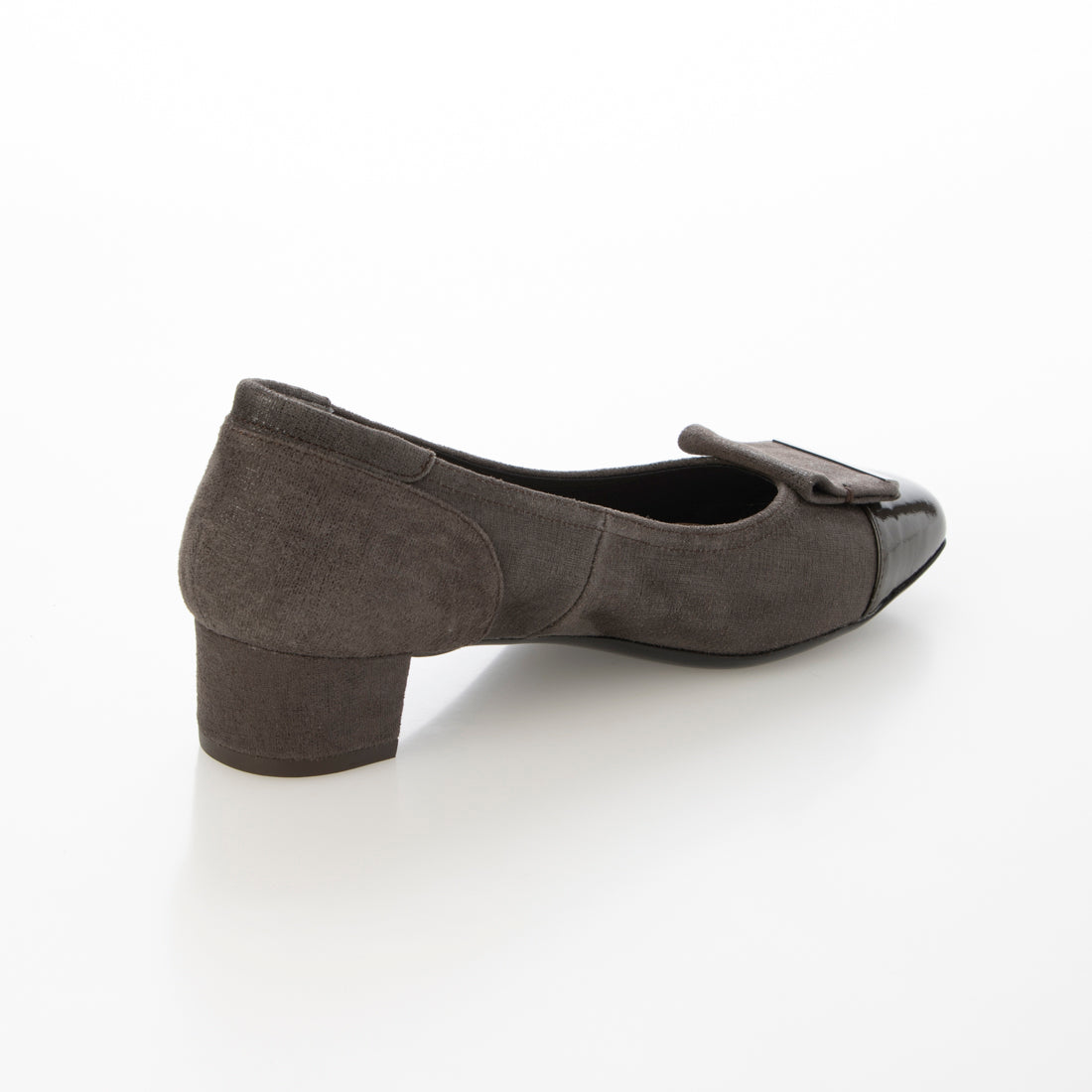 リズ ラフィーネ Riz raffinee 【3E】ローヒールスクエアパンプス