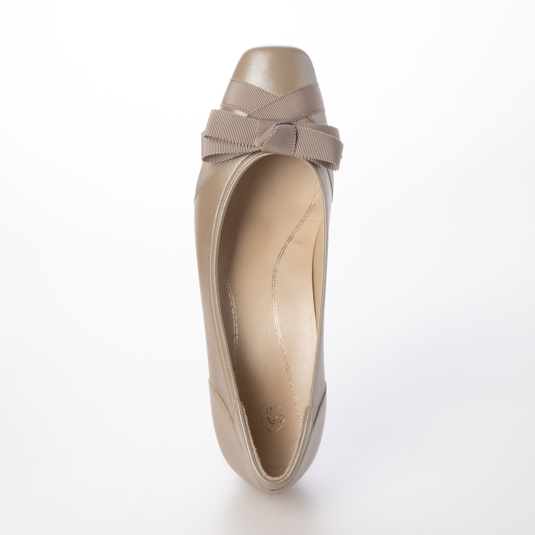 リズ ラフィーネ Riz raffinee 【3E】グログランリボンパンプス