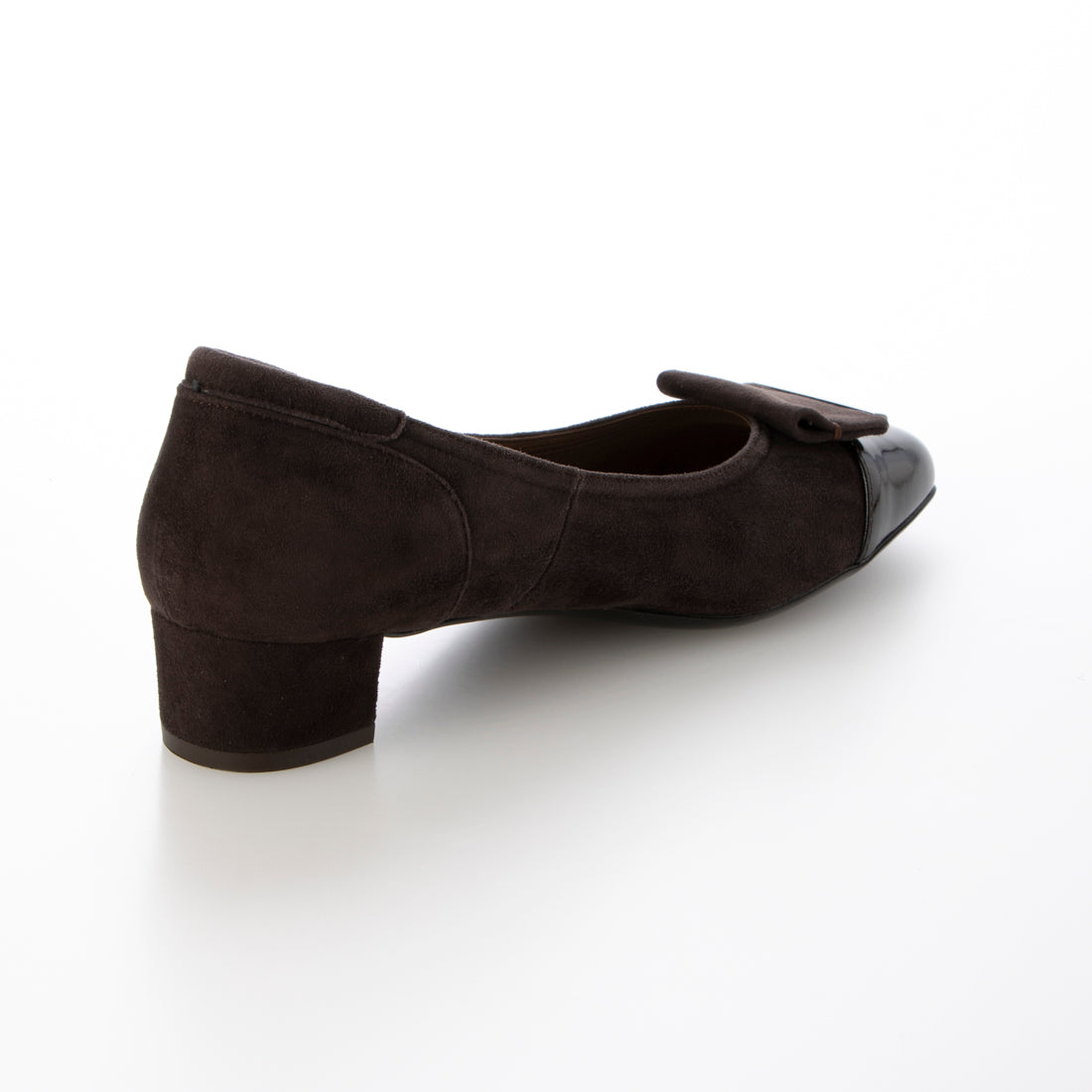 リズ ラフィーネ Riz raffinee 【3E】ローヒールスクエアパンプス