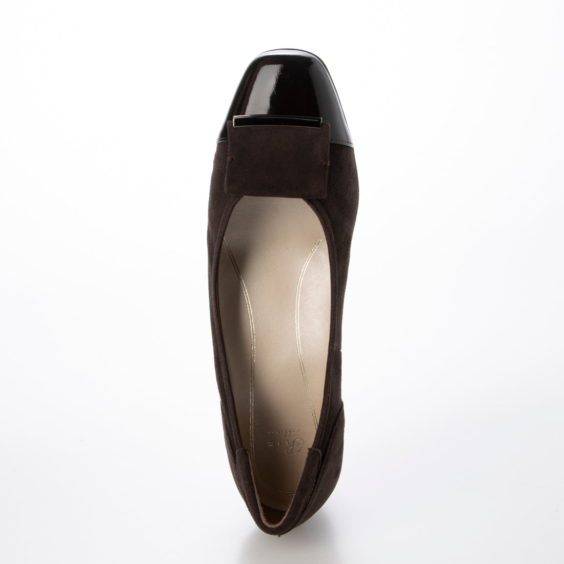 リズ ラフィーネ Riz raffinee 【3E】ローヒールスクエアパンプス