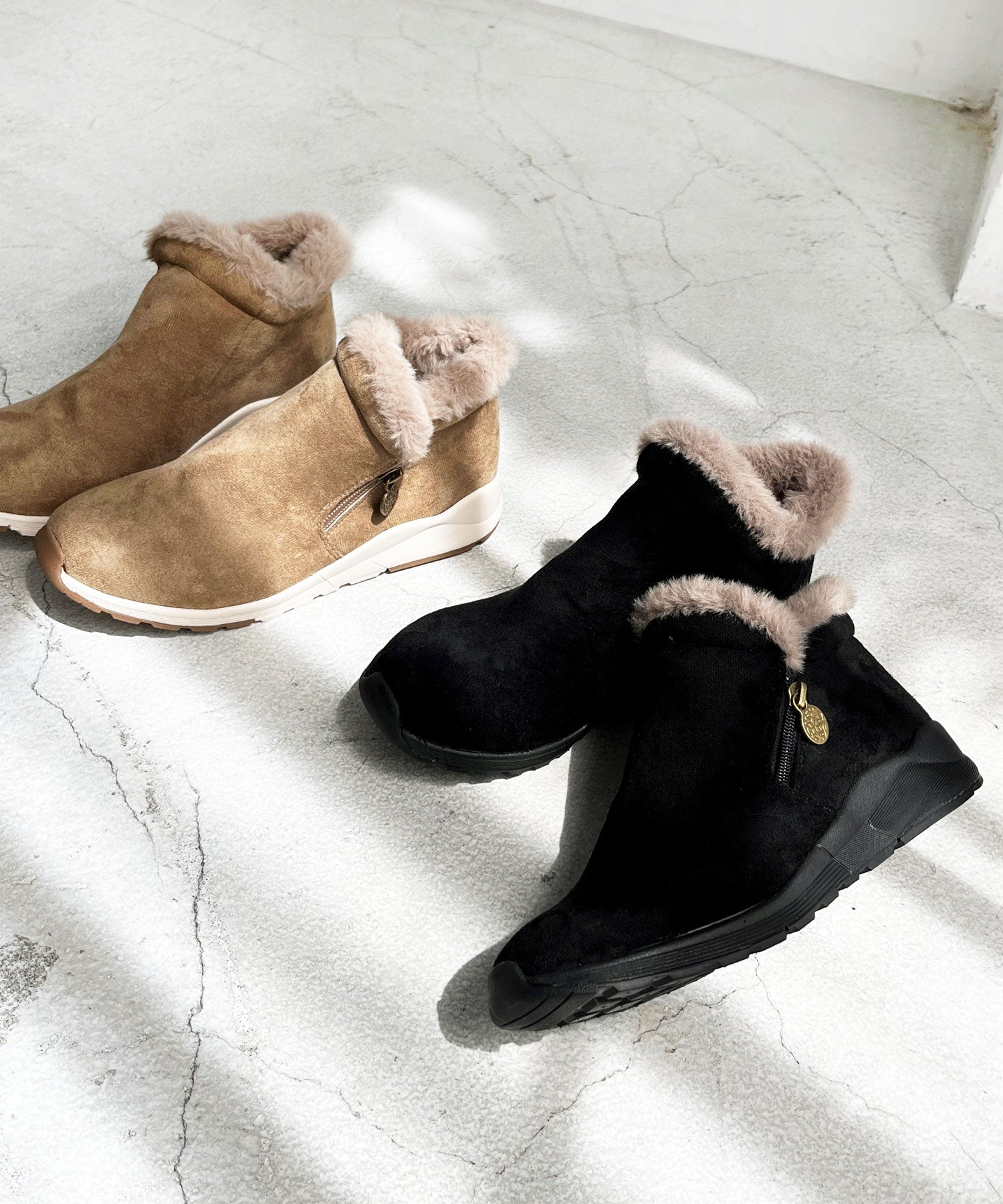 ジーラ GeeRA 【earth music&ecology】あったかスニーカーブーツ