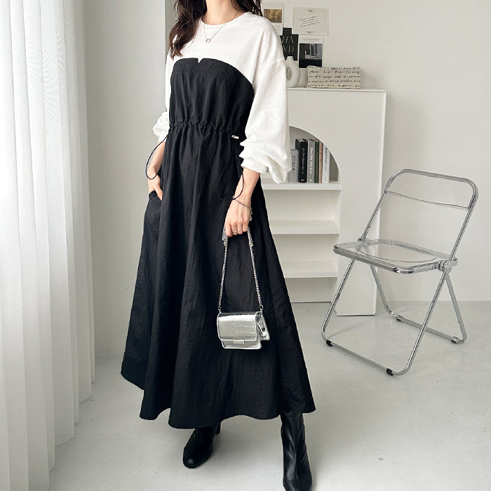 ジーラ GeeRA ビスチェドッキングワンピース