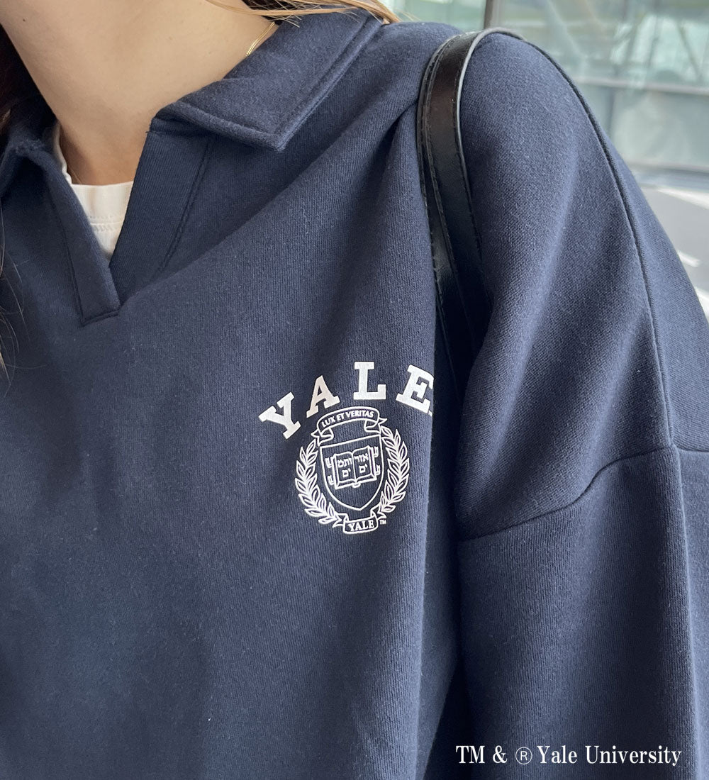 ジーラ GeeRA 【FIRSTMOOD】GeeRA別注【YALE】裏起毛オーバーサイズスキッパースウェット (ネイビー) ネイビー