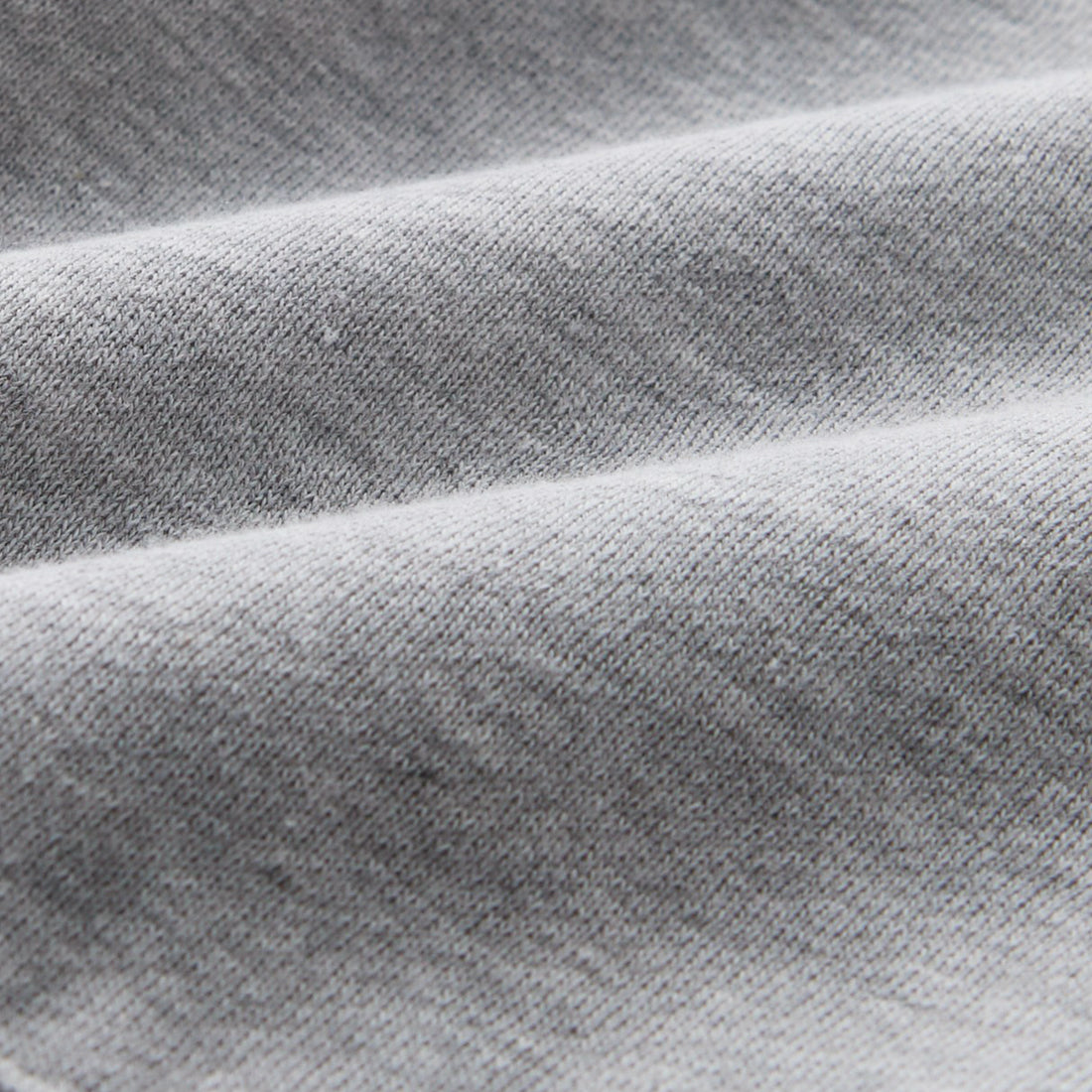 ジーラ GeeRA 裏起毛ワンポイント刺繍スウェットトップス (杢グレー) 杢グレー