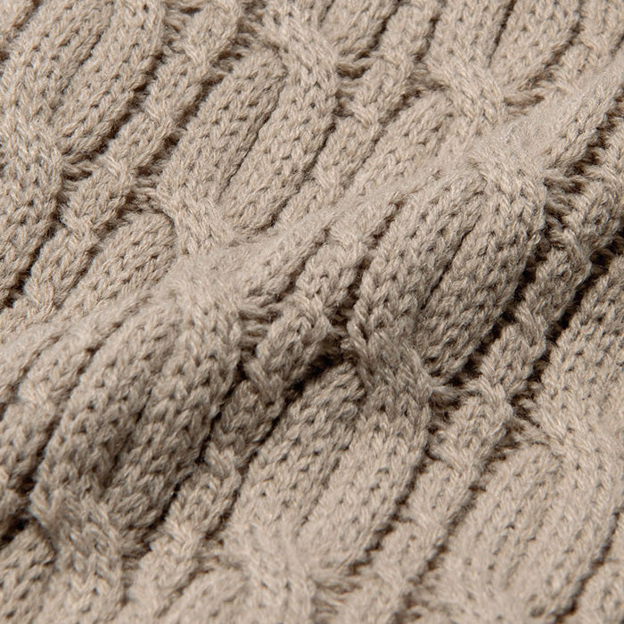 ジーラ GeeRA 袖ケーブルニットワンピース