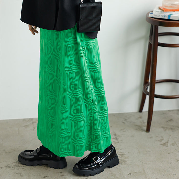 ジーラ GeeRA 変形プリーツタイトスカート