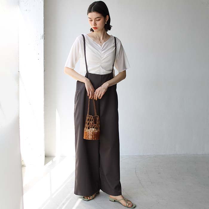 ジーラ GeeRA Vネックシャーリングカットソー