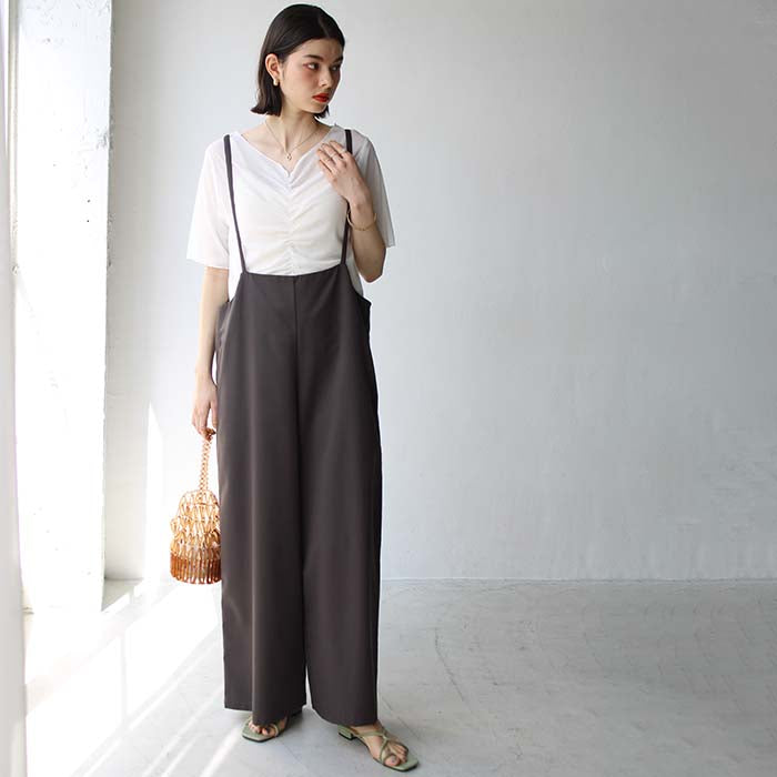 ジーラ GeeRA Vネックシャーリングカットソー