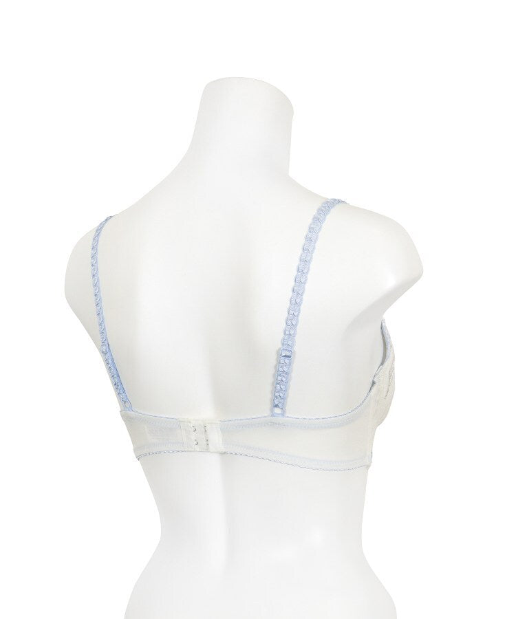 リサマリ Risa Magli ◆イルメラ ブラジャー (D-F) <Side Shape(サイドシェイプ)> (ブルー(092)) ブルー(092)