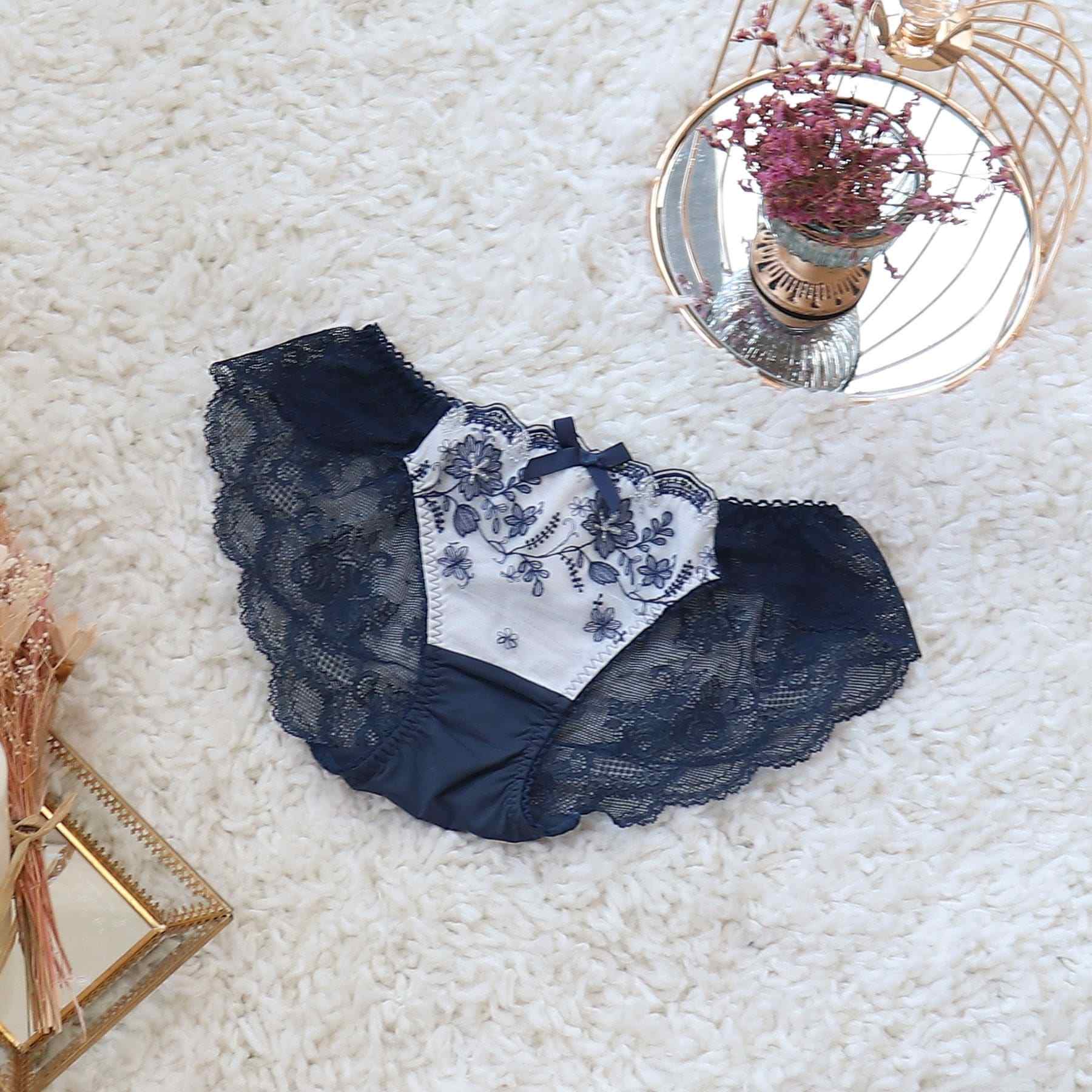 リサマリ Risa Magli エトワル レースショーツ 【返品不可商品】 (ネイビー(093)) ネイビー(093)