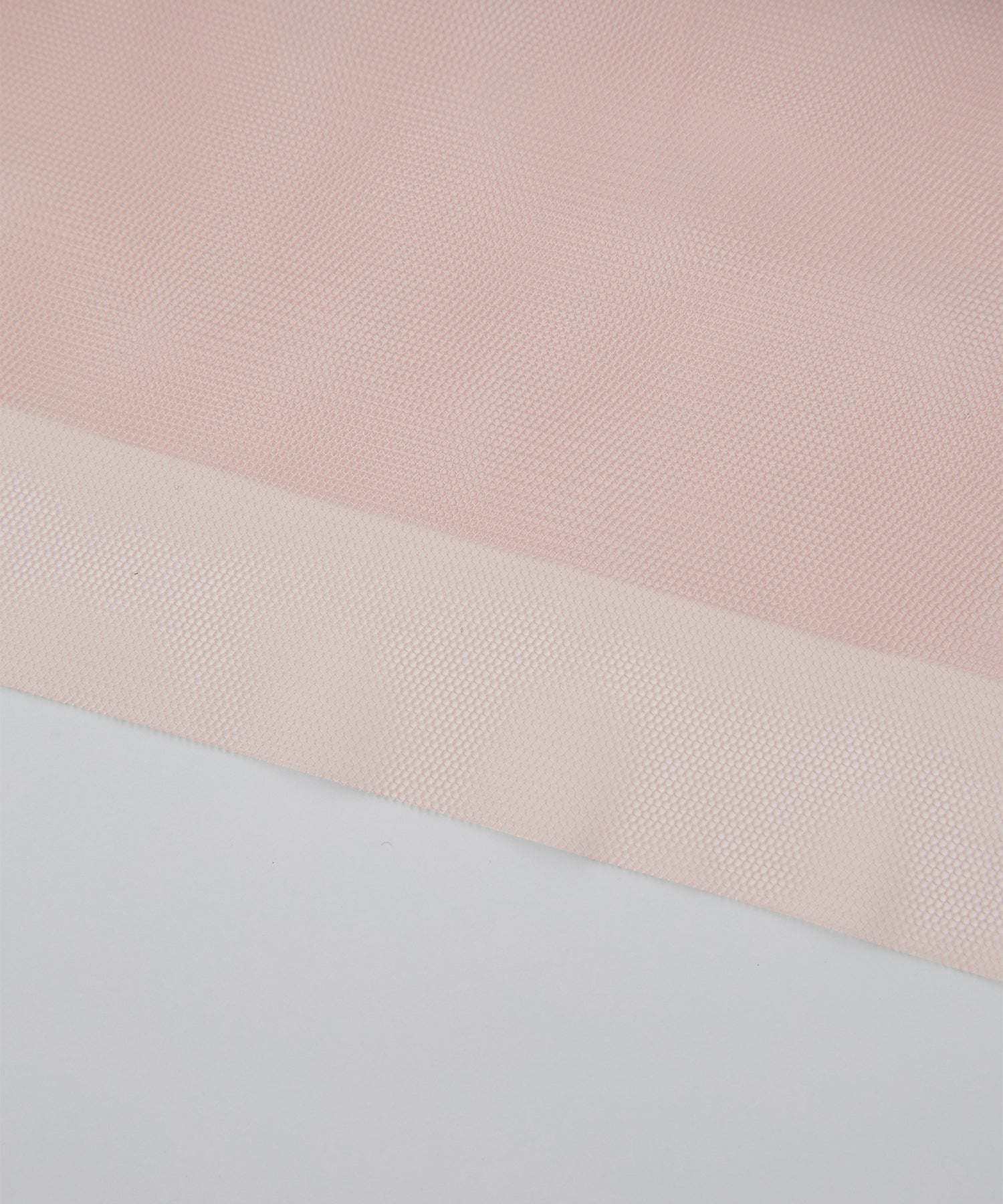 ラナン RANAN アシメフリルチュールブラウス (ピンクベージュ) ピンクベージュ