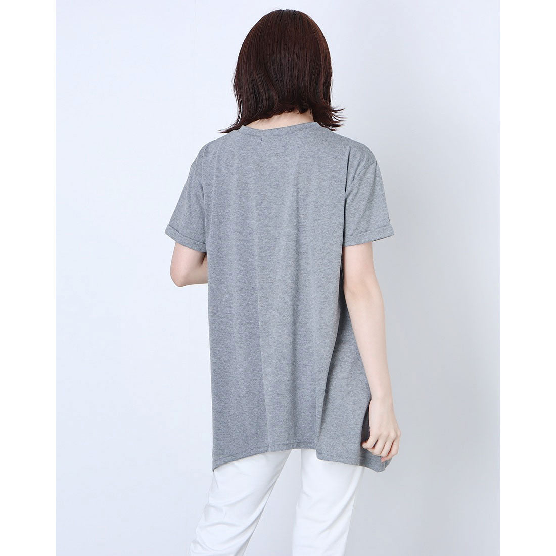 RANAN RANAN Contact Cool Feeling Loose Silhouette V-Neck T-Shirt