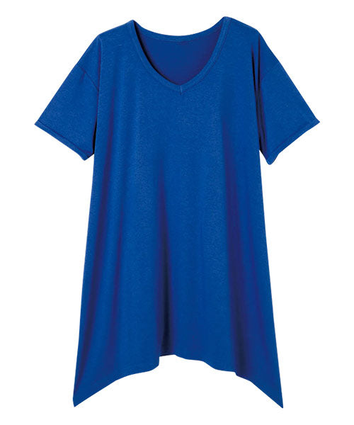 RANAN RANAN Contact Cool Feeling Loose Silhouette V-Neck T-Shirt