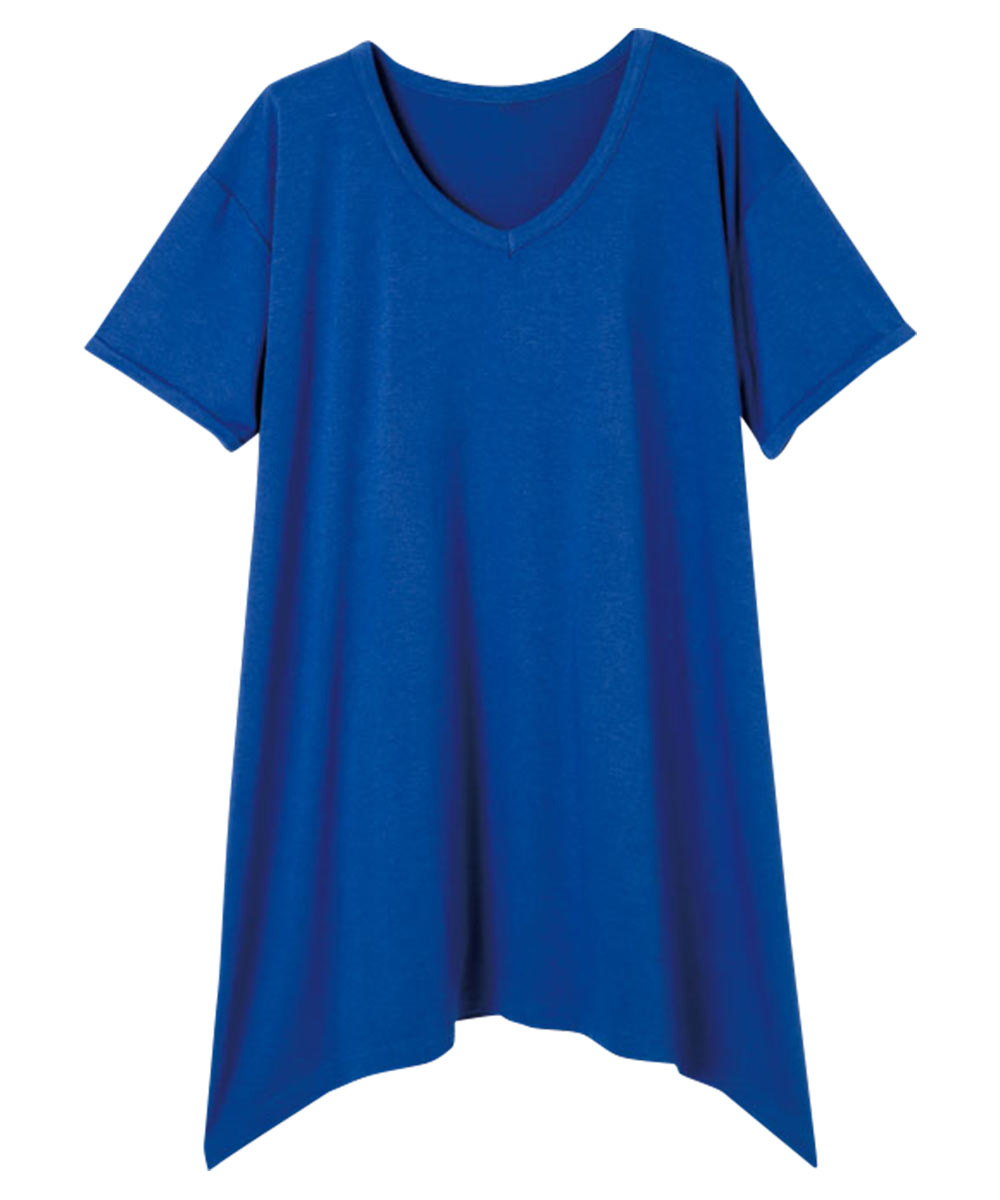 RANAN RANAN Contact Cool Feeling Loose Silhouette V-Neck T-Shirt