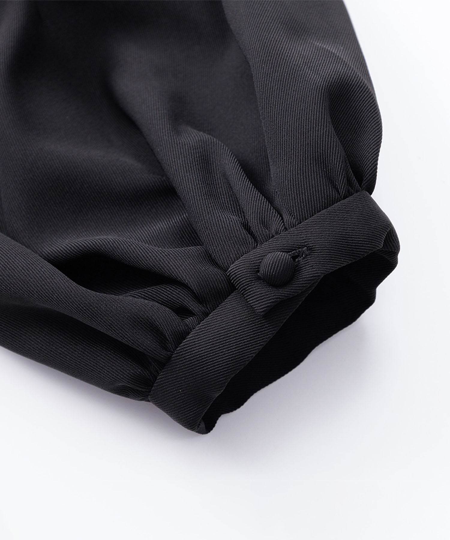 ラナン RANAN パール調タックワンピース