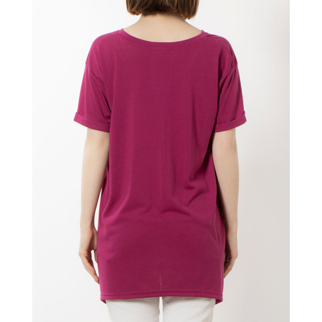 RANAN RANAN Contact Cool Feeling Loose Silhouette V-Neck T-Shirt