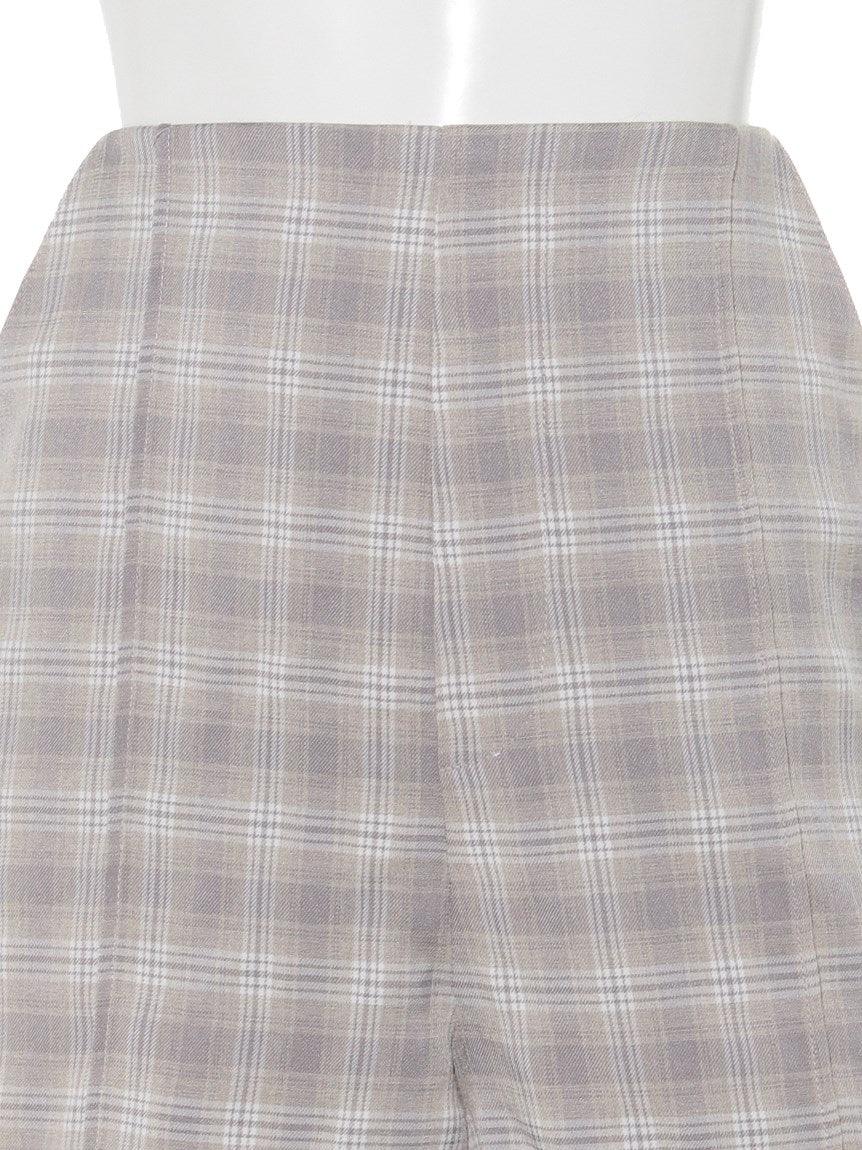 レイカズン Ray Cassin チェック柄ショートパンツ (黒) 黒