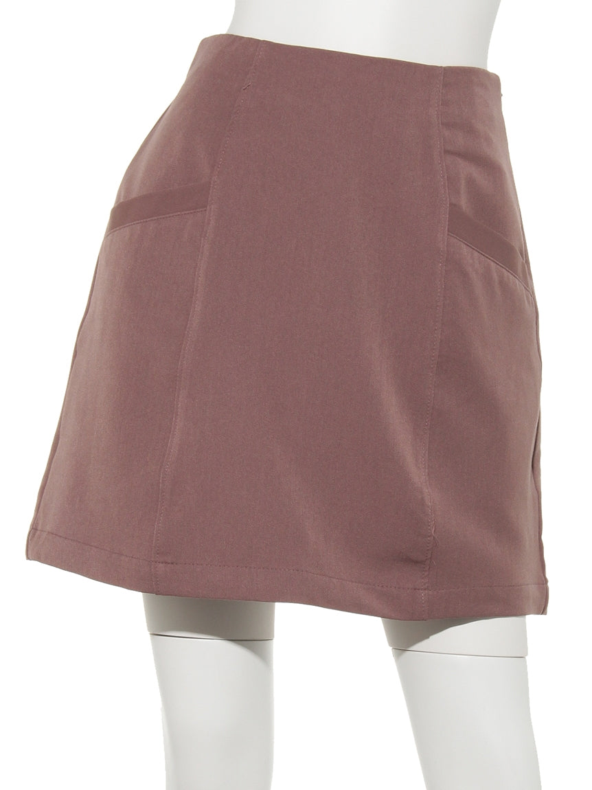 レイカズン Ray Cassin 切り替えミニスカート (パープル) パープル