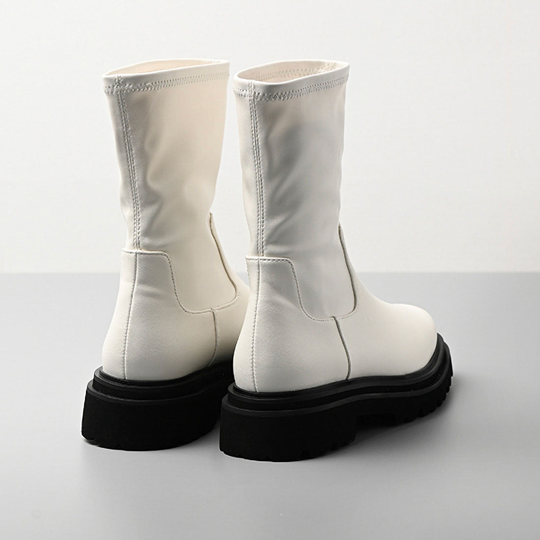 ラシックドット Rachic. ハイパーストレッチショートブーツ