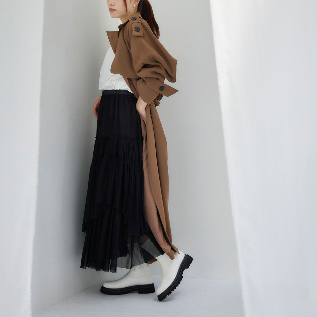 ラシックドット Rachic. ハイパーストレッチショートブーツ