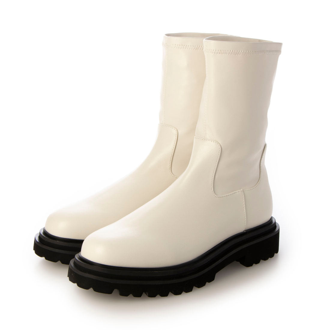 ラシックドット Rachic. ハイパーストレッチショートブーツ