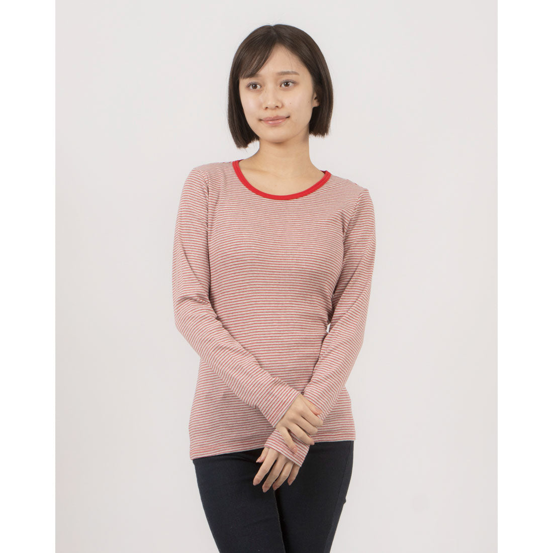 羅伯特·P·米勒 Robert P. Miller Robert P. Miller 羅伯特皮米勒 薄長袖 T恤 Panel-rib L/S Tee -BORDER