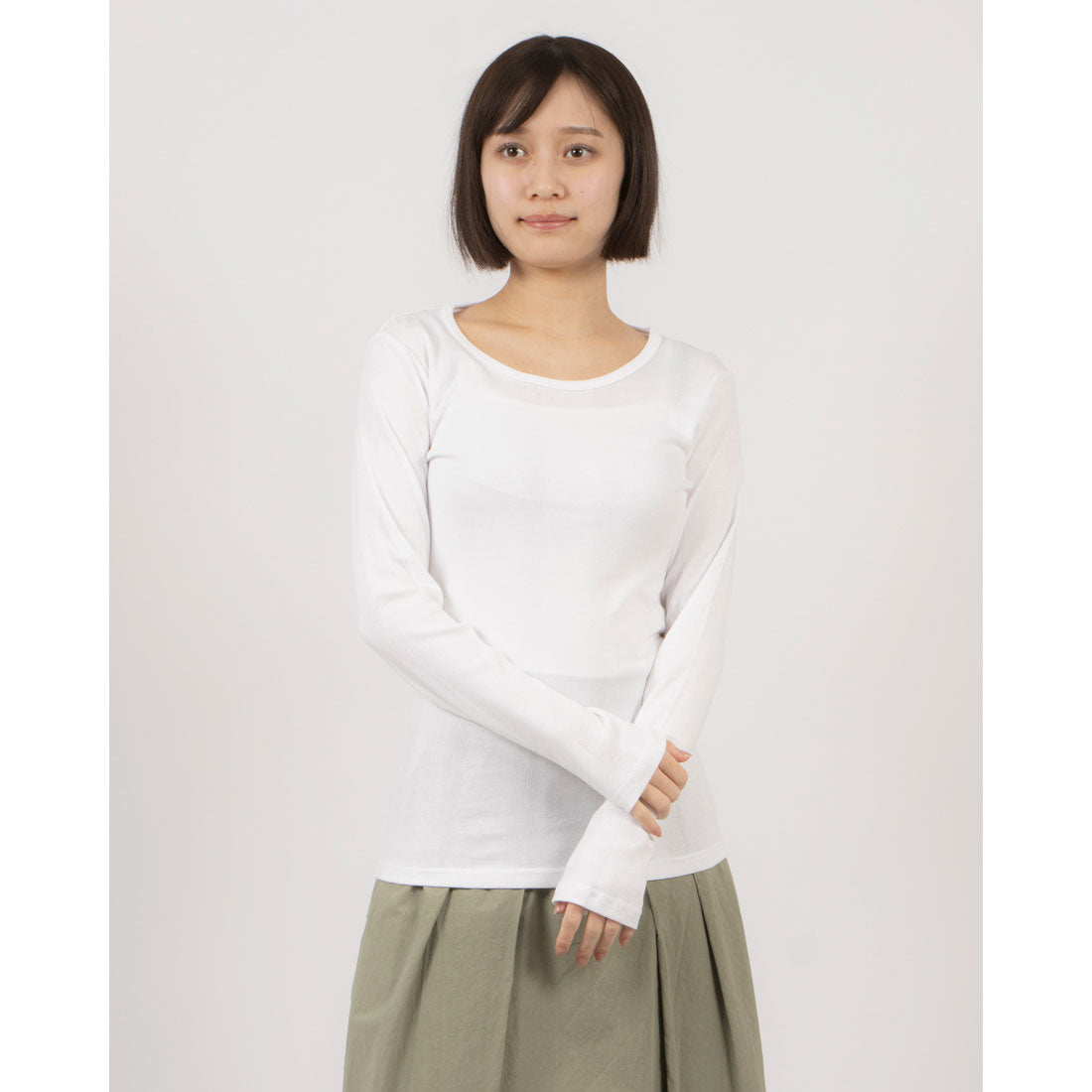 羅伯特·P·米勒 Robert P. Miller Robert P. Miller 羅伯特皮米勒 薄長袖 T恤 Panel-rib L/S Tee -BORDER