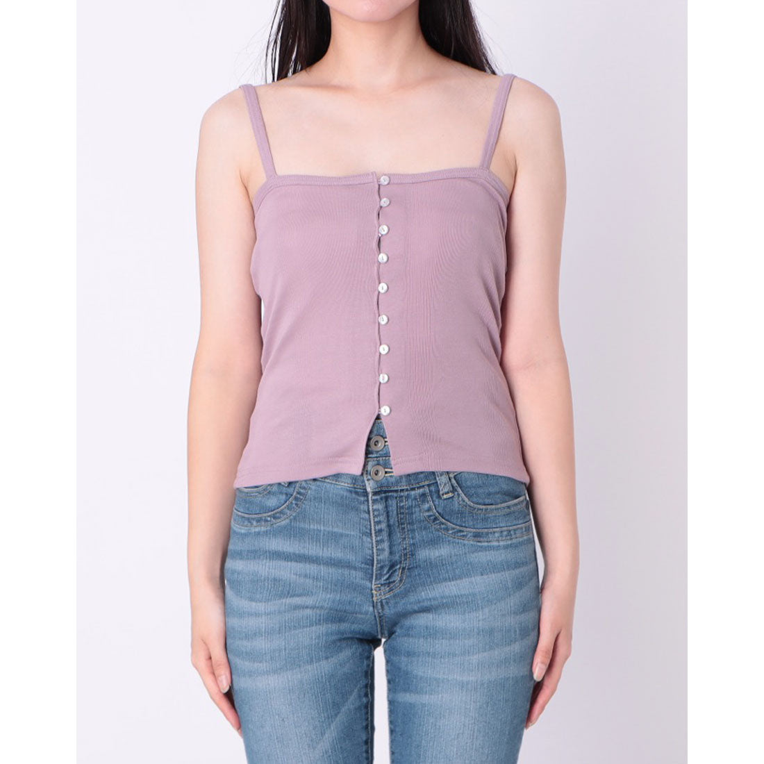 ロバート・ピー・ミラー Robert P. Miller Robert P. Miller ロバートピーミラー キャミソール Panel-rib Camisole パネルリブキャミソール (グレーピンク) グレーピンク