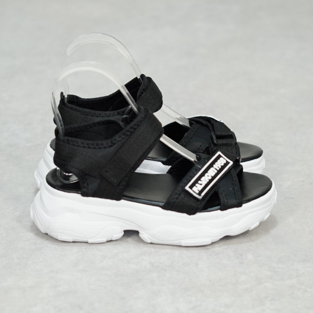 ロディック Rodic 厚底スポーツサンダル (ブラック) ブラック