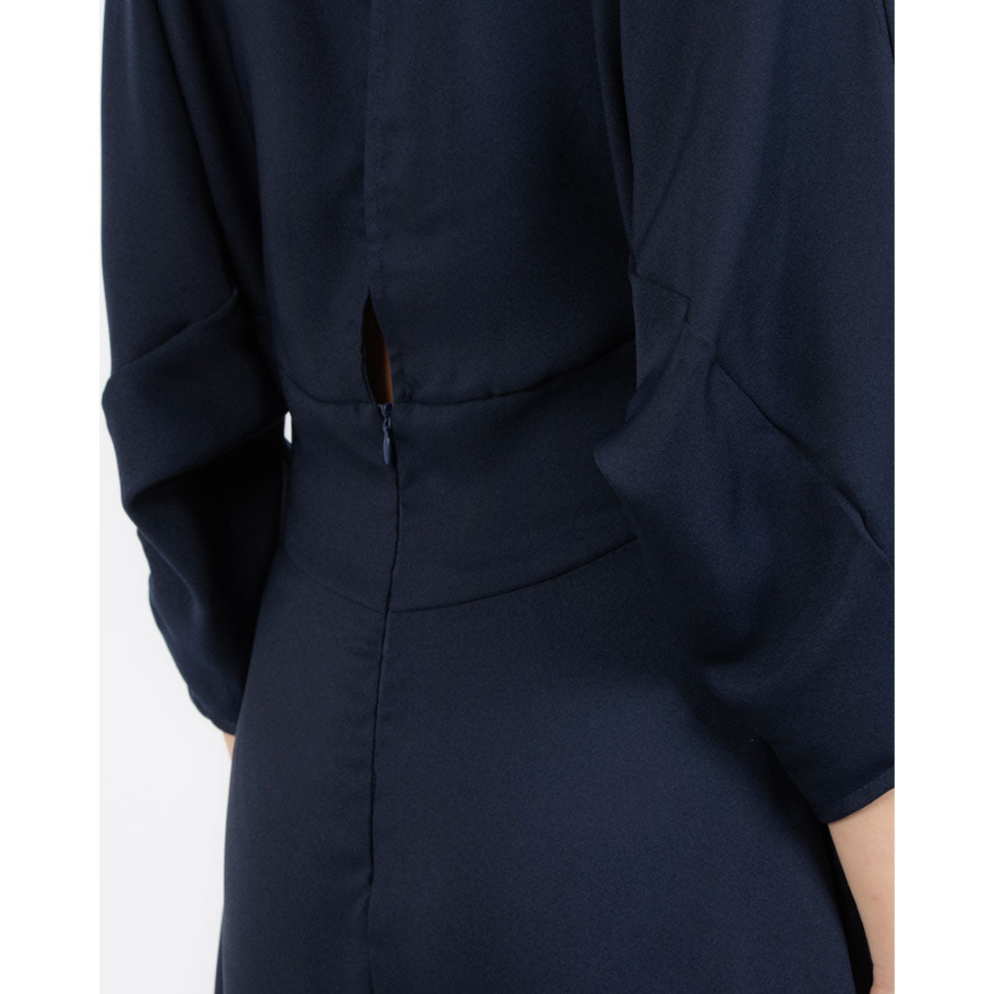 リナシメント RINASCIMENTO カット切替ロングワンピース (Blu) Blu